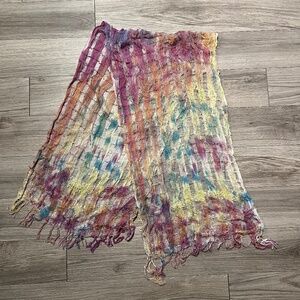 Bright colored lightweight scarf